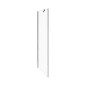 Jika Cubito Pure - Paroi latérale fixe 800 mm, Jika perla Glass, argent/verre transparent H2974210026681
