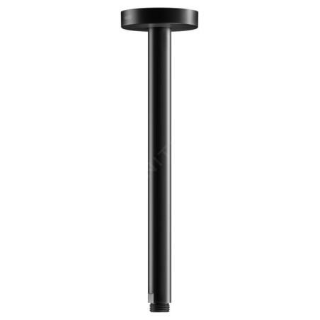 Keuco Elegance - Bras de douche au plafond, longueur 300 mm, noir mat 51689370300