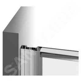 Ravak Nexty - Profilé d'extension NNPS, hauteur 1950 mm, satiné E778802U19500