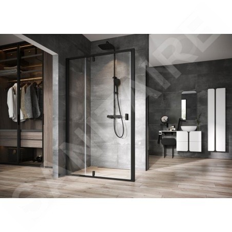 Ravak Nexty - Paroi latérale fixe 1000 mm, noir/verre clair 90OA0300Z1