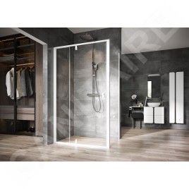 Ravak Nexty - Paroi latérale fixe 800 mm, blanc/verre clair 90O40100Z1