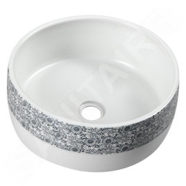 Sapho Priori - Vasque, diamètre 410 mm, sans trop-plein, blanc PI027