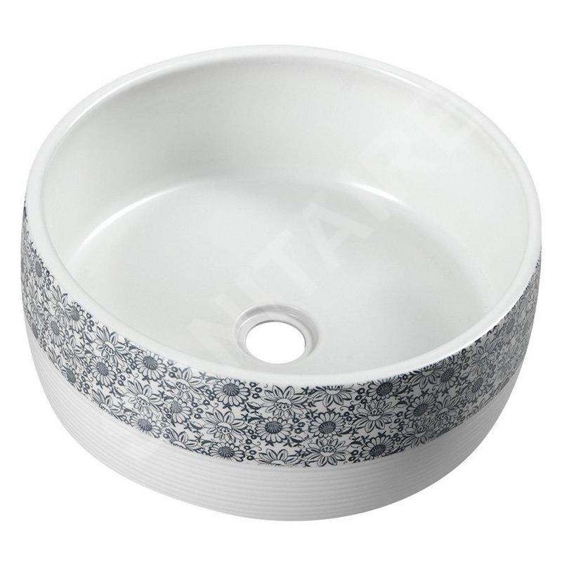 Sapho Priori - Vasque, diamètre 410 mm, sans trop-plein, blanc PI027 Sapho Priori - Vasque, diamètre 410 mm, sans trop-plein, blanc PI027