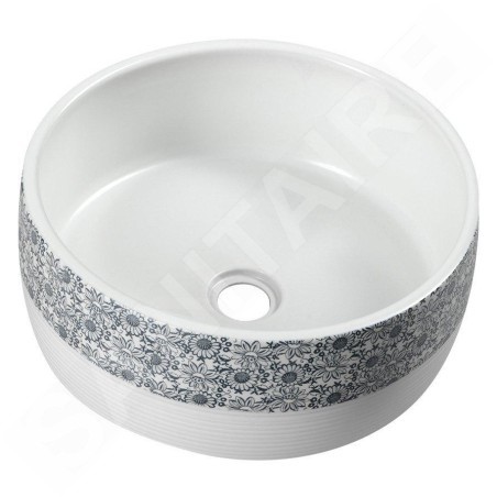 Sapho Priori - Vasque, diamètre 410 mm, sans trop-plein, blanc PI027