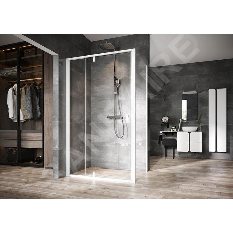 Ravak Nexty - Paroi latérale fixe 900 mm, blanc/verre clair 90O70100Z1