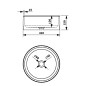 Sapho Priori - Vasque, diamètre 410 mm, sans trop-plein, blanc PI027 Sapho Priori - Vasque, diamètre 410 mm, sans trop-plein, blanc PI027