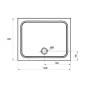 Ravak Galaxy Pro Chrome - Receveur de douche, 1000x900 mm, blanc XA04A701010 Ravak Galaxy Pro Chrome - Receveur de douche, 1000x900 mm, blanc XA04A701010