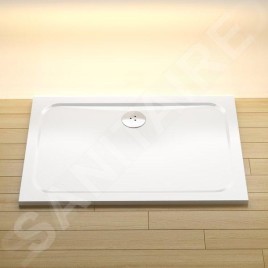 Ravak Galaxy Pro Chrome - Receveur de douche, 1000x900 mm, blanc XA04A701010