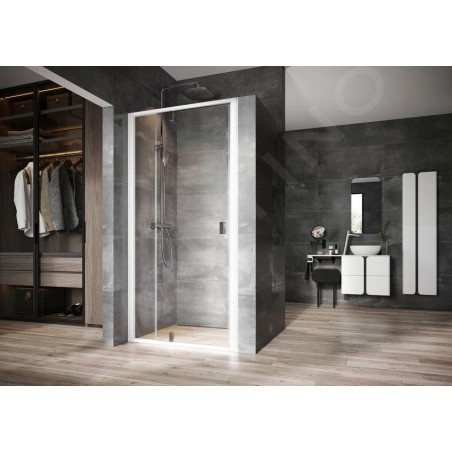 Ravak Nexty - Porte de douche pivotante 1000 mm, blanc/chrome/verre clair 03OA0100Z1