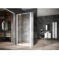 Ravak Nexty - Porte de douche pivotante 1000 mm, blanc/chrome/verre clair 03OA0100Z1
