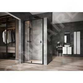 Ravak Nexty - Porte de douche pivotante 1000 mm, noir/verre clair 03OA0300Z1