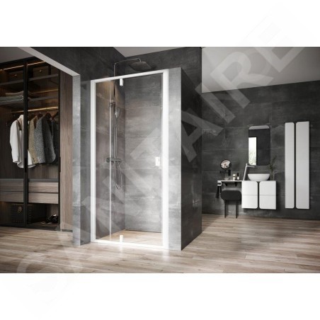 Ravak Nexty - Porte de douche pivotante 1100 mm, blanc/verre clair 03OD0101Z1