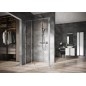 Ravak Nexty - Porte de douche pivotante 1200 mm, chrome/verre transparent 03OG0C00Z1