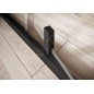 Ravak Nexty - Porte de douche pivotante 800 mm, noir/verre clair 03O40300Z1