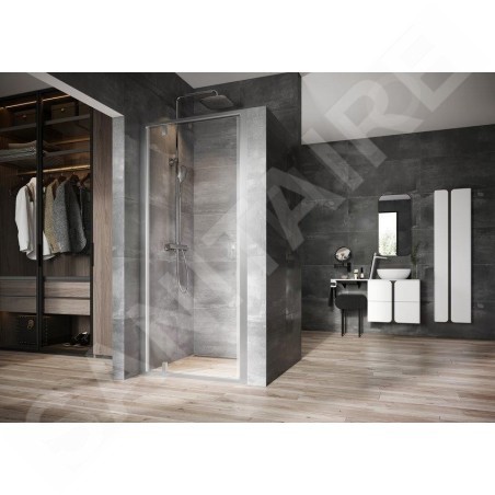 Ravak Nexty - Porte de douche pivotante 800 mm, verre satiné/clair 03O40U00Z1