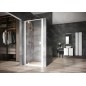 Ravak Nexty - Porte de douche pivotante 900 mm, blanc/verre clair 03O70101Z1