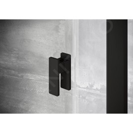 Ravak Nexty - Porte de douche pivotante 900 mm, noir/verre clair 03O70300Z1