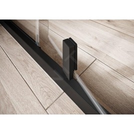 Ravak Nexty - Porte de douche pivotante 900 mm, noir/verre clair 03O70300Z1
