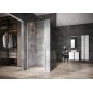 Ravak Nexty - Porte de douche pivotante 900 mm, verre satiné/clair 03O70U00Z1
