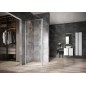 Ravak Nexty - Porte de douche pivotante 900 mm, verre satiné/clair 03O70U00Z1