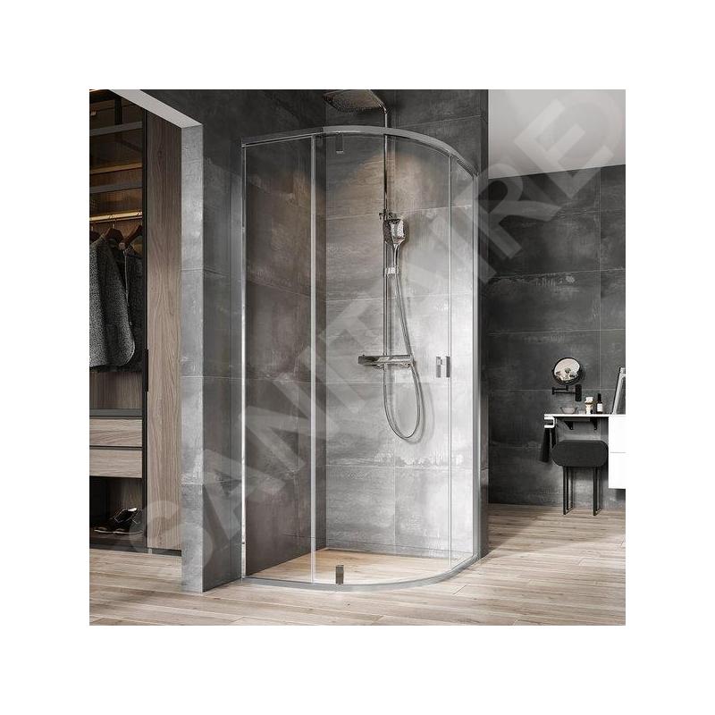 Ravak Nexty - Cabine de douche quart de rond, 1000x1000 mm, chrome/verre clair 3O6AAC00Z1