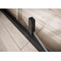 Ravak Nexty - Cabine de douche quart de cercle, 800x800 mm, noir/verre clair 3O644300Z1