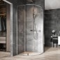 Ravak Nexty - Cabine de douche quart de rond, 900x900 mm, chromé/verre clair 3O677C00Z1