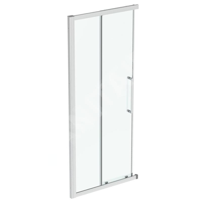 Ideal Standard i.Life - Porte de douche coulissante, deux battants, 900 mm, silver bright / verre clair T4856EO Ideal Standard i.Life - Porte de douche coulissante, deux battants, 900 mm, silver bright / verre clair T4856EO