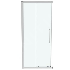 Ideal Standard i.Life - Porte de douche coulissante, deux battants, 900 mm, silver bright / verre clair T4856EO