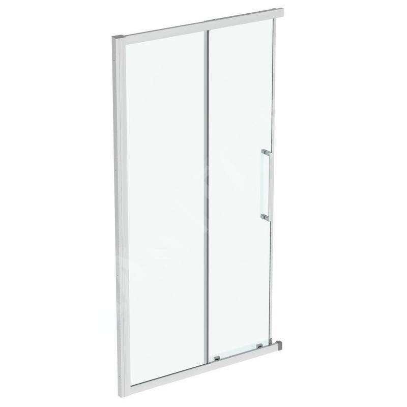 Ideal Standard i.Life - Porte de douche coulissante, deux battants, 1100 mm, silver bright / verre clair T4858EO Ideal Standard i.Life - Porte de douche coulissante, deux battants, 1100 mm, silver bright / verre clair T4858EO