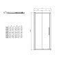 Ideal Standard i.Life - Porte de douche coulissante, deux battants, 1100 mm, silver bright / verre clair T4858EO Ideal Standard i.Life - Porte de douche coulissante, deux battants, 1100 mm, silver bright / verre clair T4858EO