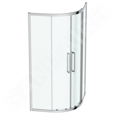Ideal Standard i.Life - Cabine de douche 1000x1000 mm, silver bright / verre clair T4937EO