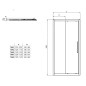 Ideal Standard i.Life - Porte de douche coulissante, deux battants, 1400 mm, silver bright / verre clair T4949EO Ideal Standard i.Life - Porte de douche coulissante, deux battants, 1400 mm, silver bright / verre clair T4949EO