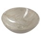 Sapho Dalma - Vasque à poser, diamètre 420 mm, sans trop-plein, sans trou pour robinetterie, marfil MM127 Sapho Dalma - Vasque à poser, diamètre 420 mm, sans trop-plein, sans trou pour robinetterie, marfil MM127