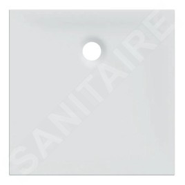 Geberit Nemea - Receveur de douche 800x800 mm, antidérapant, blanc mat 550.590.00.1