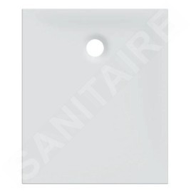 Geberit Nemea - Receveur de douche 900x750 mm, antidérapant, blanc mat 550.592.00.1