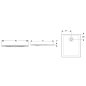Geberit Nemea - Receveur de douche 900x750 mm, antidérapant, blanc mat 550.592.00.1 Geberit Nemea - Receveur de douche 900x750 mm, antidérapant, blanc mat 550.592.00.1