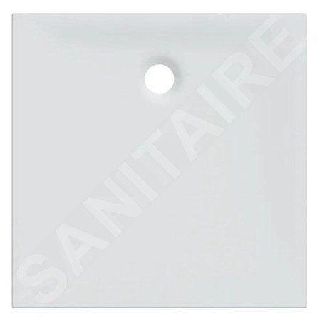 Geberit Nemea - Receveur de douche 900x900 mm, antidérapant, blanc mat 550.591.00.1