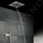 Steinberg 390 - Douche de tête, 600x600 mm, 3 jets, éclairage LED, acier 390 6620