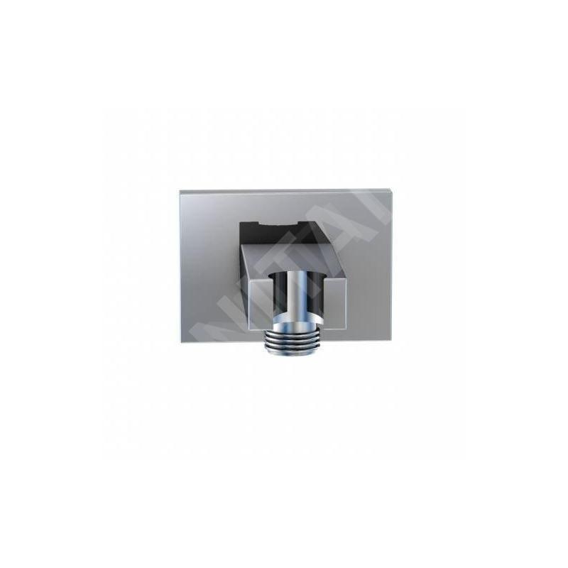 Steinberg 135 - Coude de raccordement avec support, chrome 135 1667