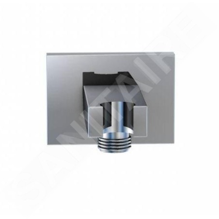 Steinberg 135 - Coude de raccordement avec support, chrome 135 1667