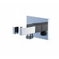 Steinberg 135 - Coude de raccordement avec support, chrome 135 1667