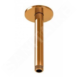 Steinberg 100 - Bras de douche au plafond, 120 mm, or rose 100 1571 RG