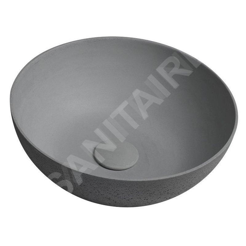 Sapho Formigo - Vasque, diamètre 390 mm, sans trop-plein, gris FG039 Sapho Formigo - Vasque, diamètre 390 mm, sans trop-plein, gris FG039