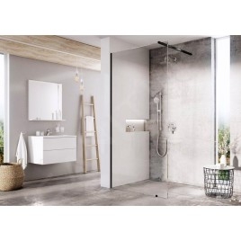 Ravak Walk-In - Paroi de douche Walk-in Wall, 600x2000 mm, aluminium brillant/verre transparent GW9W00C00Z1