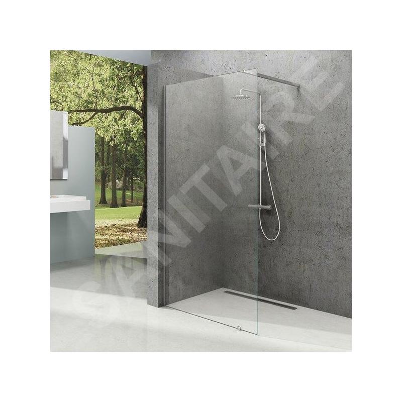 Ravak Walk-In - Paroi de douche Walk-in Wall, 800x2000 mm, aluminium brillant/verre clair GW9W40C00Z1