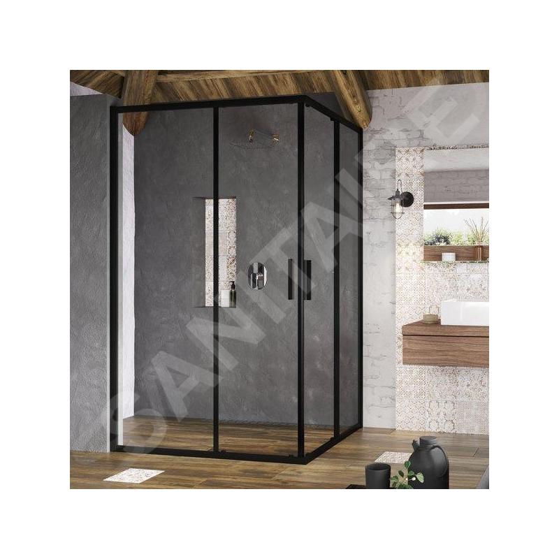 Ravak Blix Slim - Porte de douche, 1200x1950 mm, noir/verre transparent X1XMG0300Z1 Ravak Blix Slim - Porte de douche, 1200x1950 mm, noir/verre transparent X1XMG0300Z1