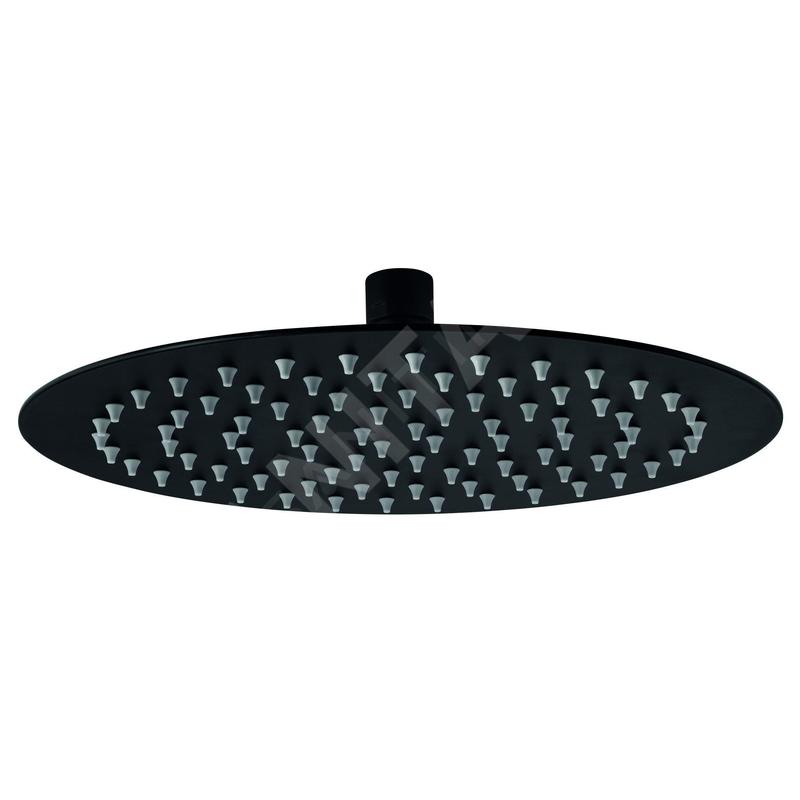 Novaservis Ferro - Pomme de douche, diamètre 250 mm, noir mat RUP/250,5