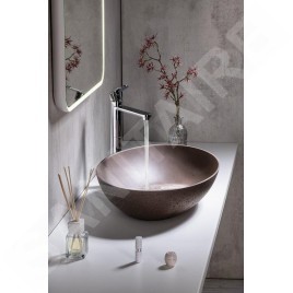 Sapho Formigo - Vasque, 600x400 mm, sans trop-plein, brun foncé FG024