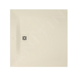 Duravit Sustano - Receveur de douche 1000x1000 mm, DuraSolid, crème matte 720275620000000